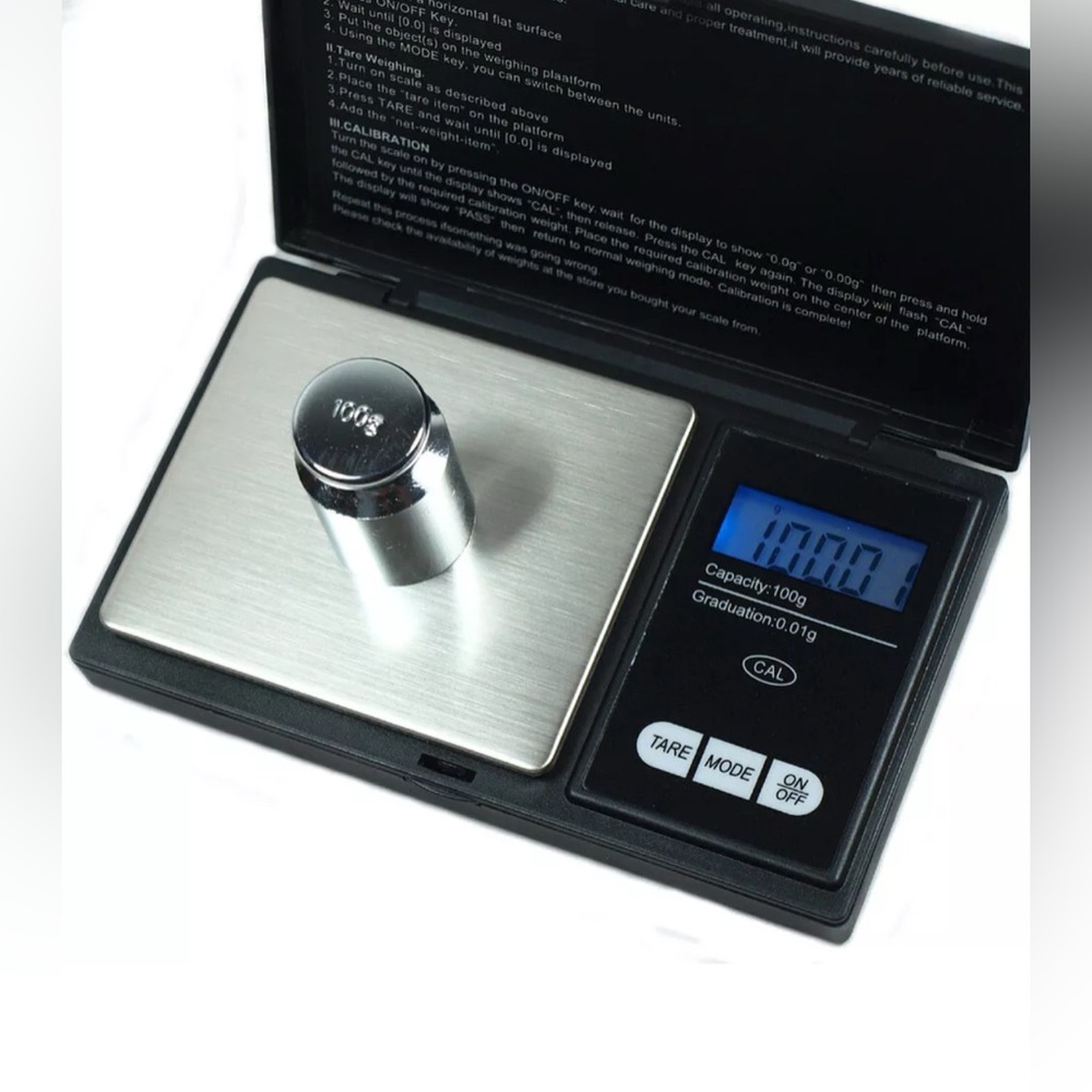 COPY - COPY - Digital Pocket Scale 0.01 Precision Jewelry Gold Silver Coin Gram…